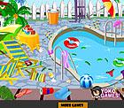 Clean my pool area