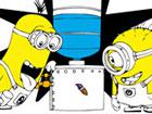 Minions Thirsty Coloring